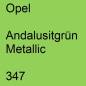 Preview: Opel, Andalusitgrün Metallic, 347.